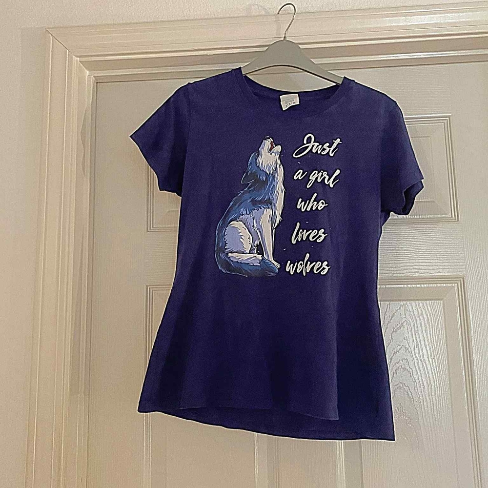 Port and Company Purple Short Sleeve Tee